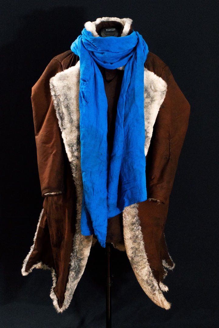 Full set of Caleb Widogast' Cosplay from Critical Role Campaign 1! Includes the level 1: Fur Coat, Scarf, Undercoat, Bandages with the Spell book Holster being an option! Either all clean or weathered.