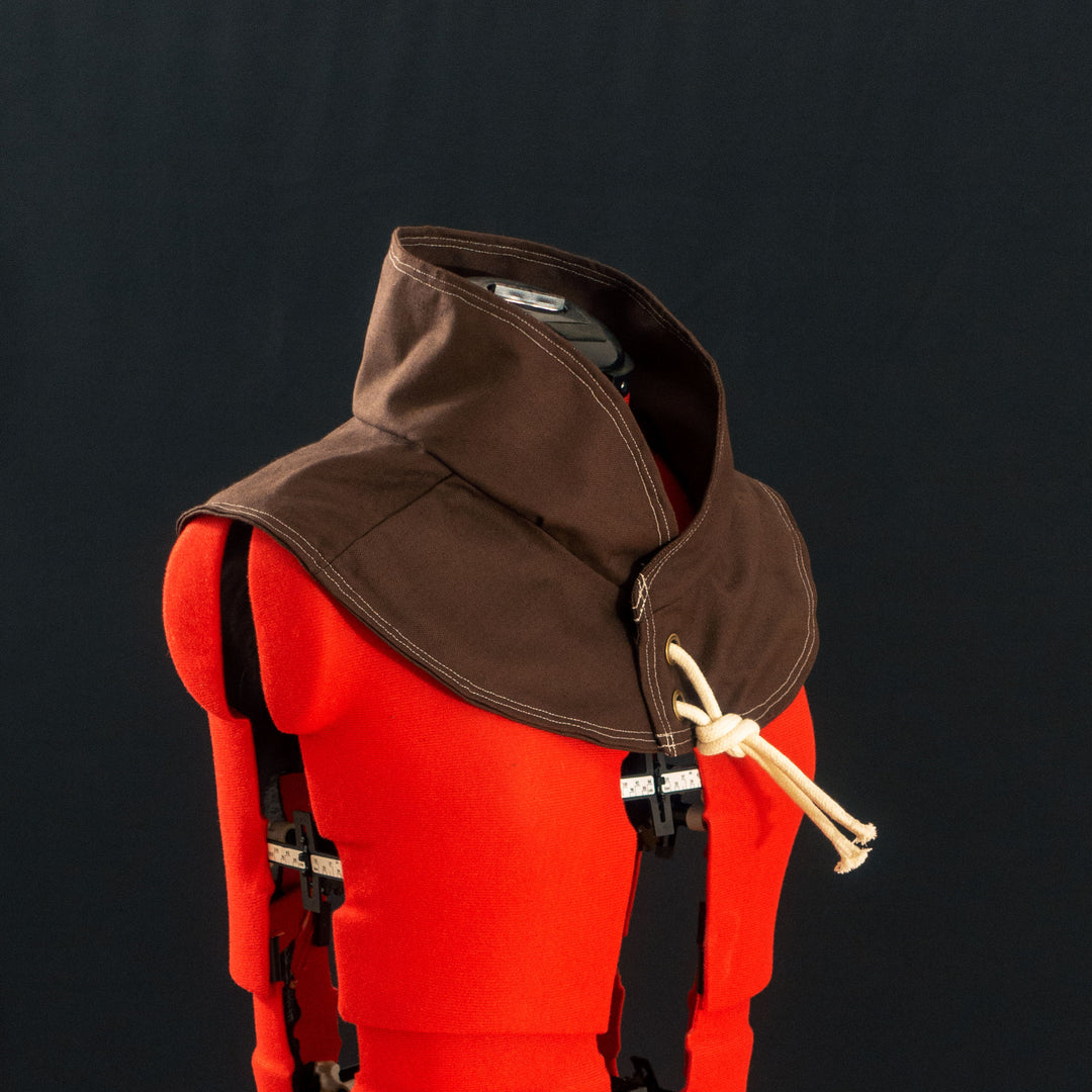 Caleb Widogast' Level 1 Undercoat from Critical Role Campaign 2! Made with demi-natte cotton canvas that has a separate neck piece. Comes either clean or weathered, good for cosplay or LARP!