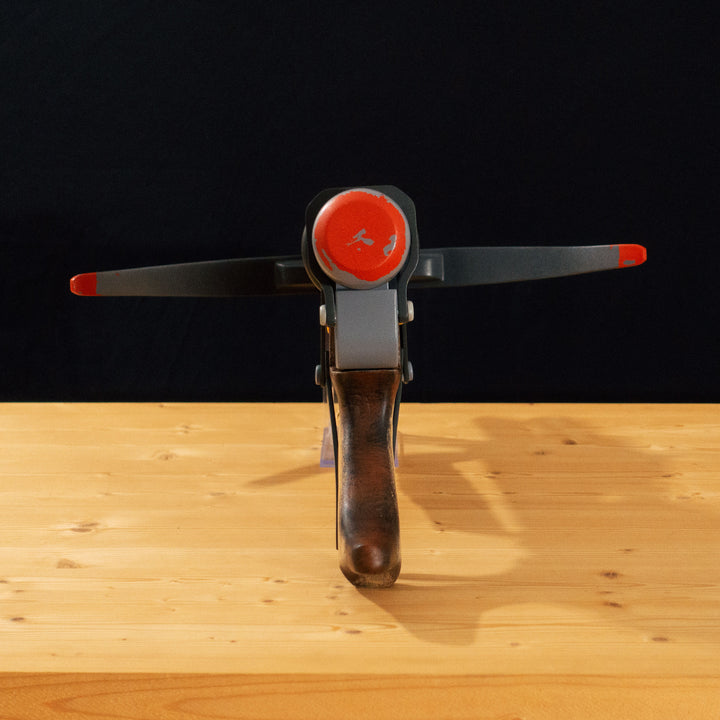 A TF2 Medic Crusader's Crossbow prop for cosplay or collection with a removable fake syringe bolt! Has all the little details from in-game like the bloody rag wrapped around the front wooden handle or small scuff all around.