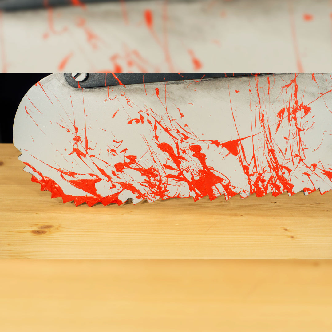 A TF2 Medic Bone Saw cosplay prop! Comes in Festive and bloodied version!