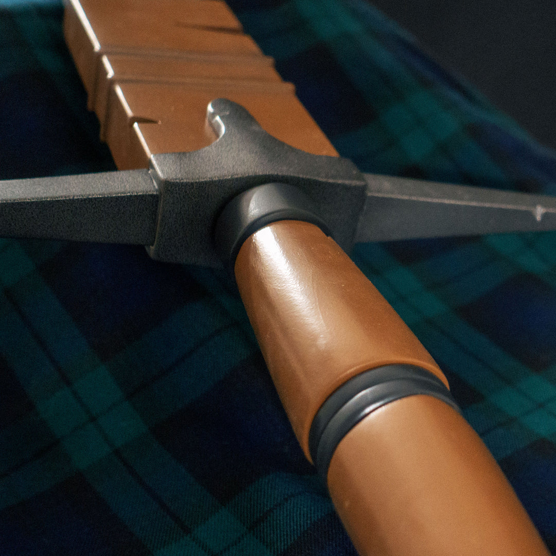 A TF2 Demoman Eyelander prop for cosplay or collection with or without blood and purple sheen! Full scale dull sword with a historically accurate weight.