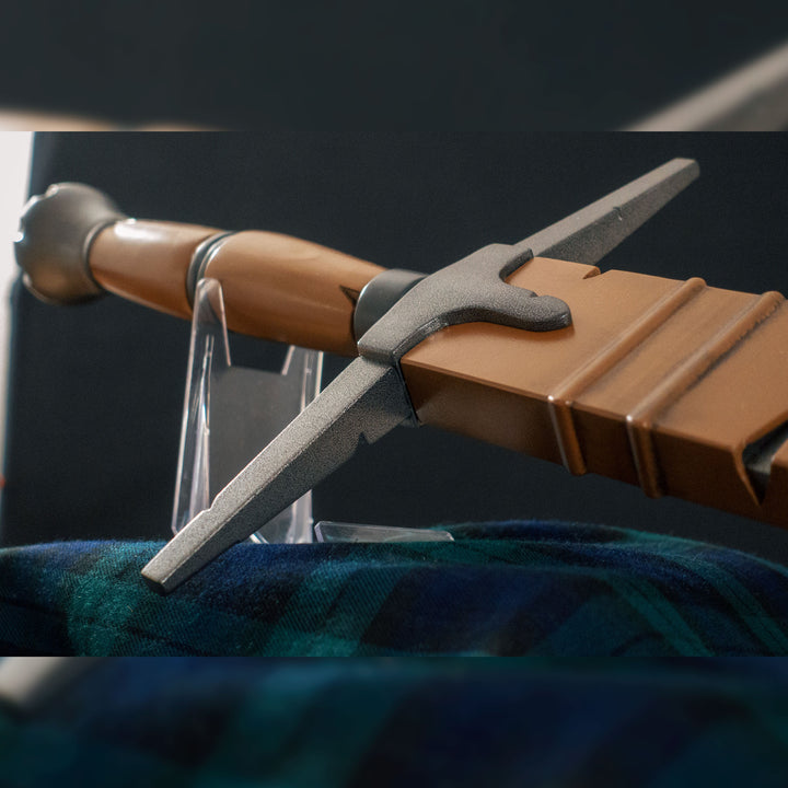 A TF2 Demoman Eyelander prop for cosplay or collection with or without blood and purple sheen! Full scale dull sword with a historically accurate weight.