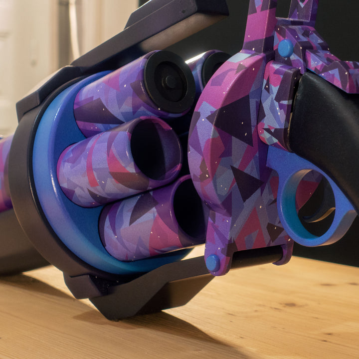 A 1:1 Pipe Launcher replica from TF2 with moving parts AND the Frozen Aurora skin to serve as either cosplay or collection prop!