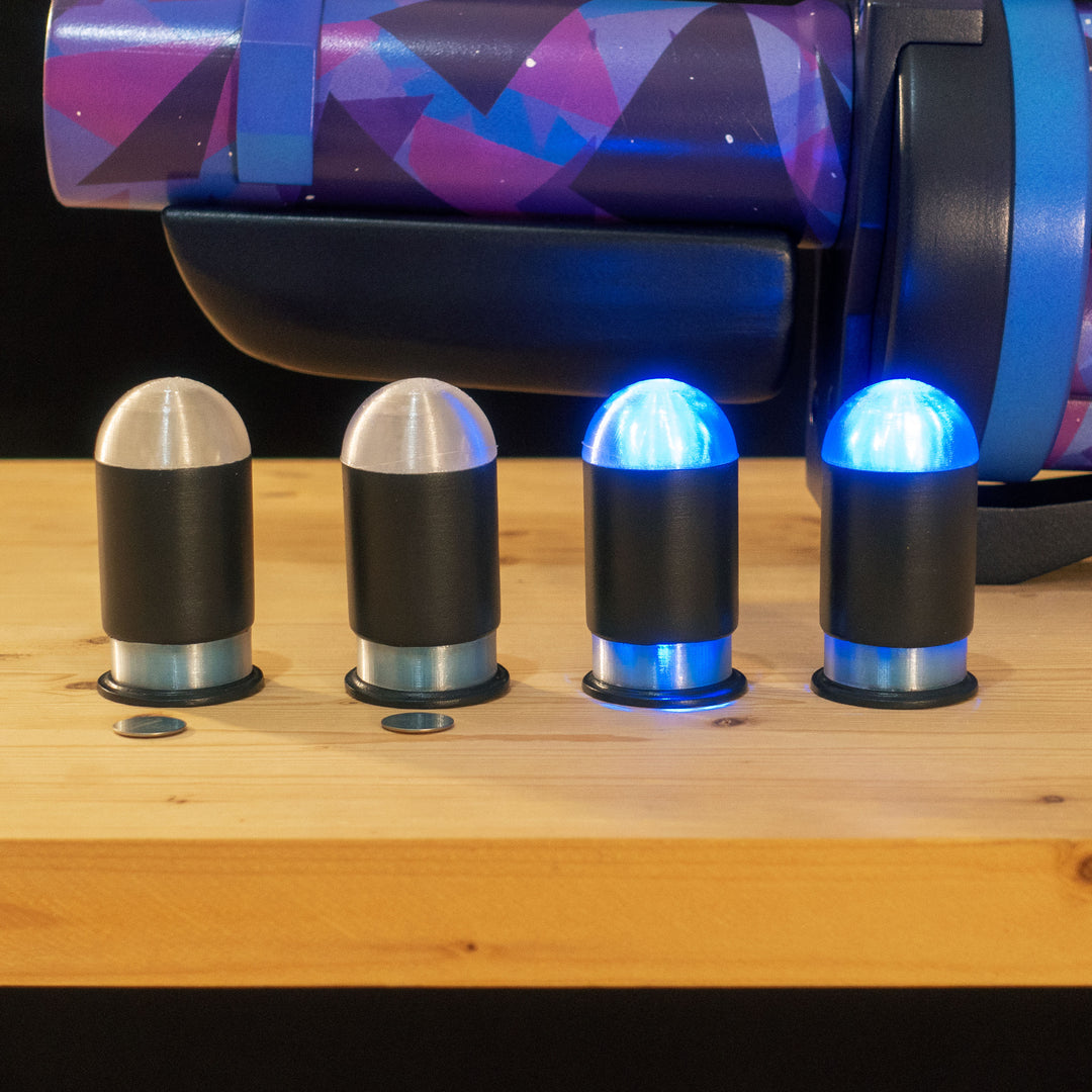 KA-BLOOIE! This is a custom-made Projectile for our TF2 Grenade Launcher cosplay prop and any variants we might make! All glowing!