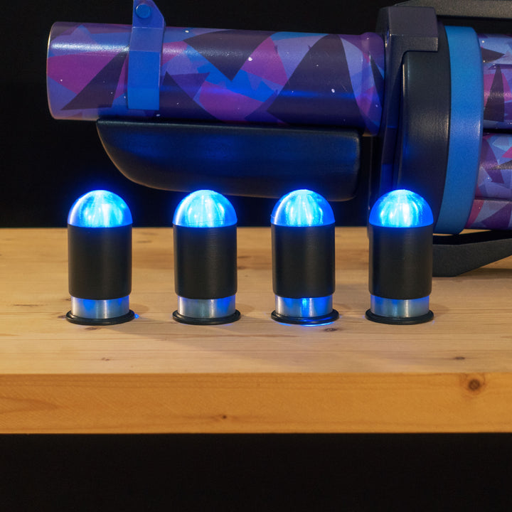 A 1:1 Pipe Launcher replica from TF2 with moving parts AND the Frozen Aurora skin to serve as either cosplay or collection prop with glowing pipe "pills" projectiles grenade!