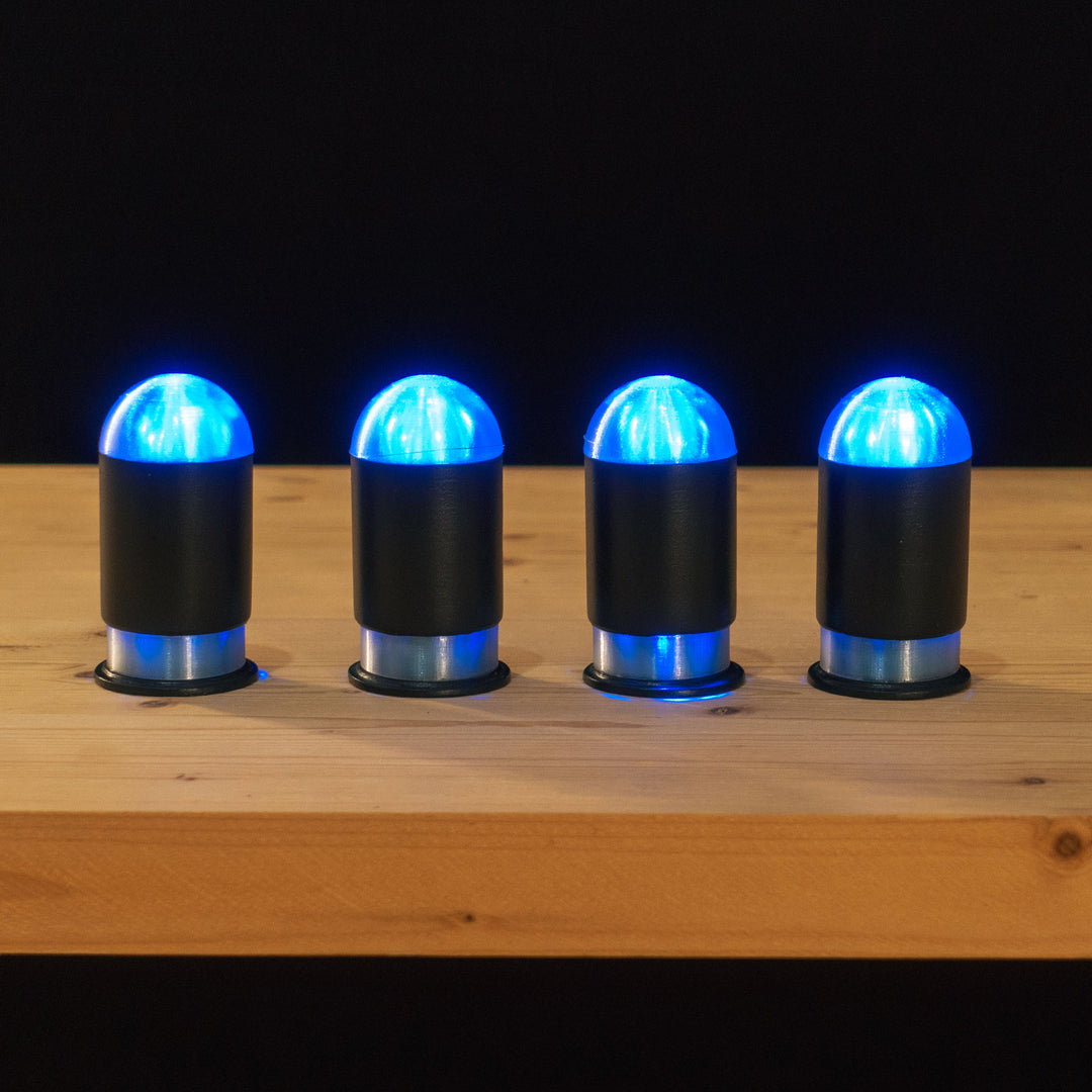 A 1:1 Pipe Launcher replica from TF2 with moving parts AND the Frozen Aurora skin to serve as either cosplay or collection prop with glowing pipe "pills" projectiles grenade!