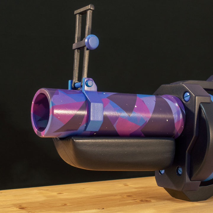 A 1:1 Pipe Launcher replica from TF2 with moving parts AND the Frozen Aurora skin to serve as either cosplay or collection prop!
