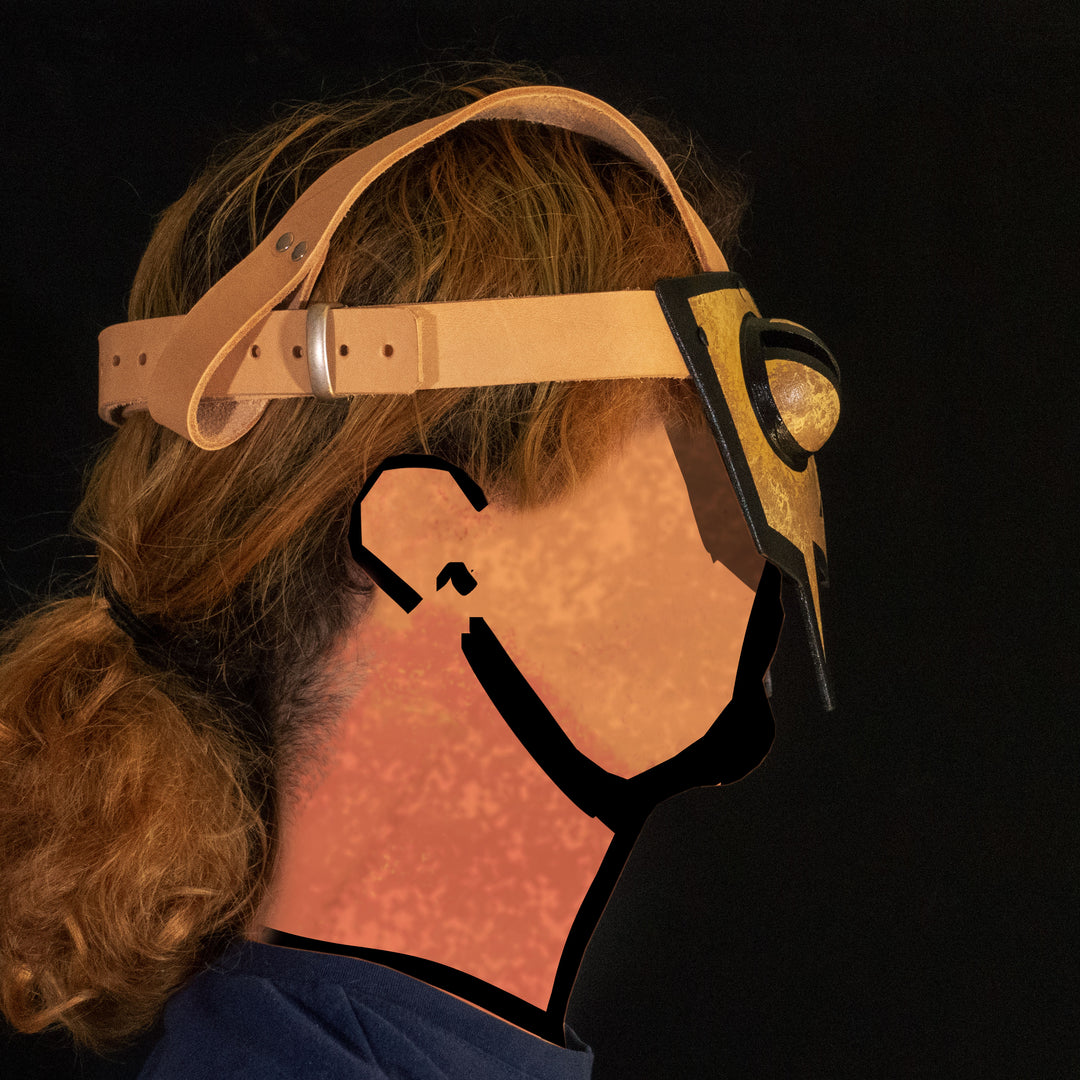 A Leper Mask cosplay prop from Darkest Dungeon! Comes with various kind of straps or none in many colour variants!