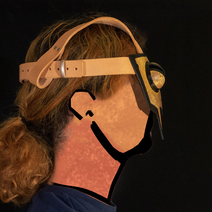 A Leper Mask cosplay prop from Darkest Dungeon! Comes with various kind of straps or none in many colour variants!