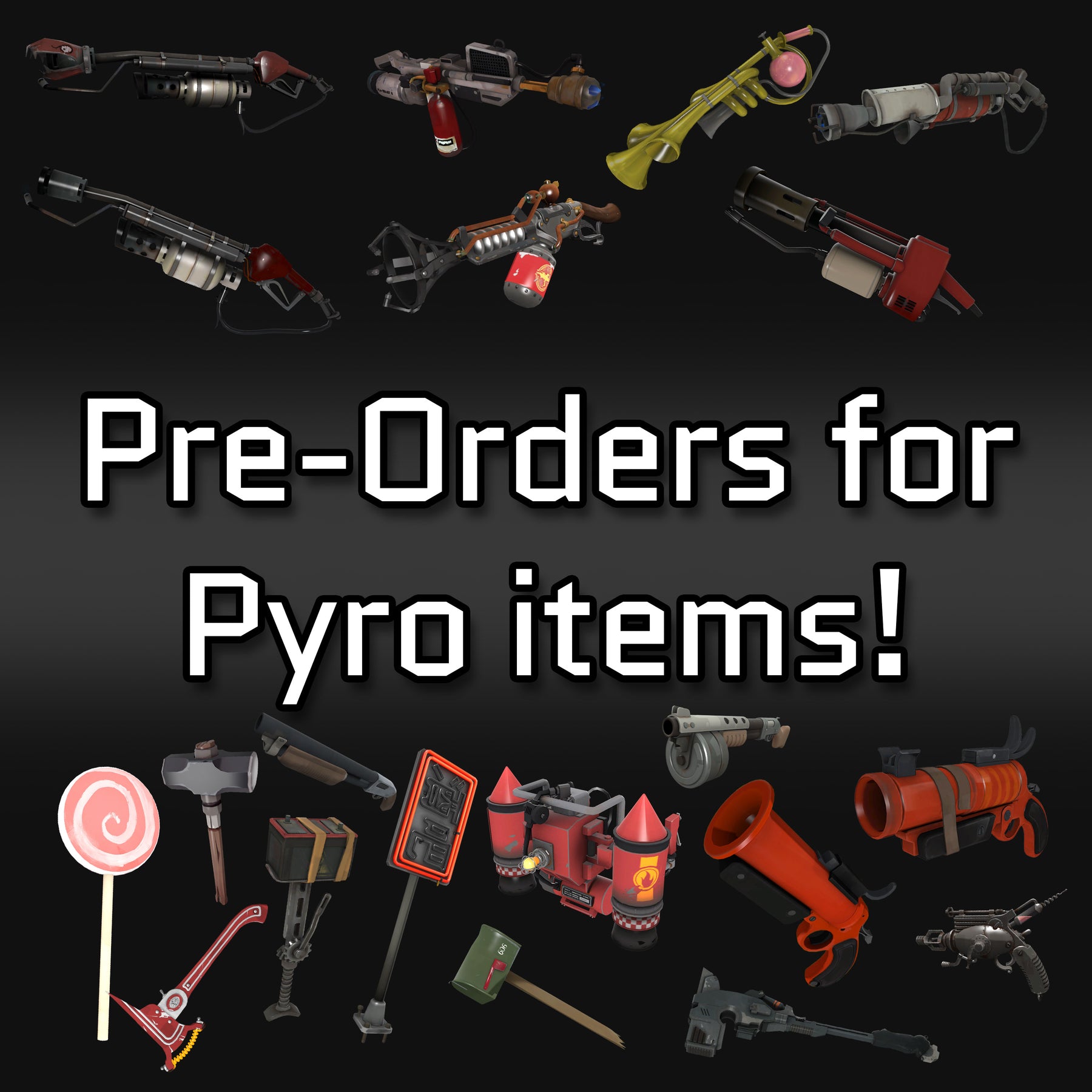 (PRE-ORDER) Pyro Items – Arkan Cosplay