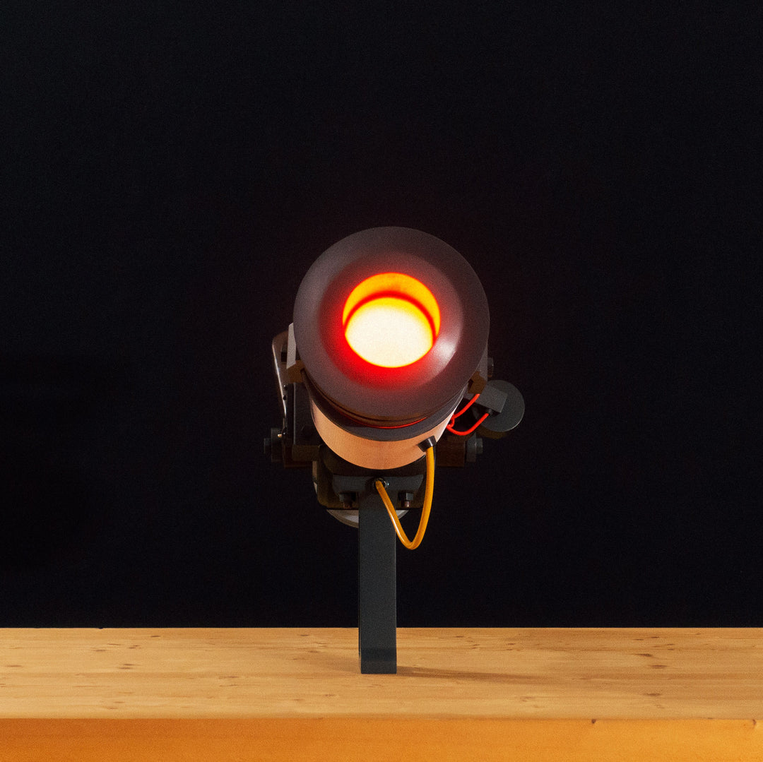 A TF2 Medic Qui-Fix cosplay prop that has two light function for its glowing barrel that is feature in Meet the Real Medic.