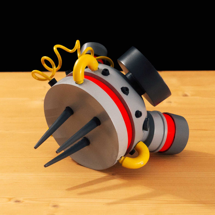A tf2 Über Apparatus cosplay prop featured in meet the real medic with options for team color and electronics!
