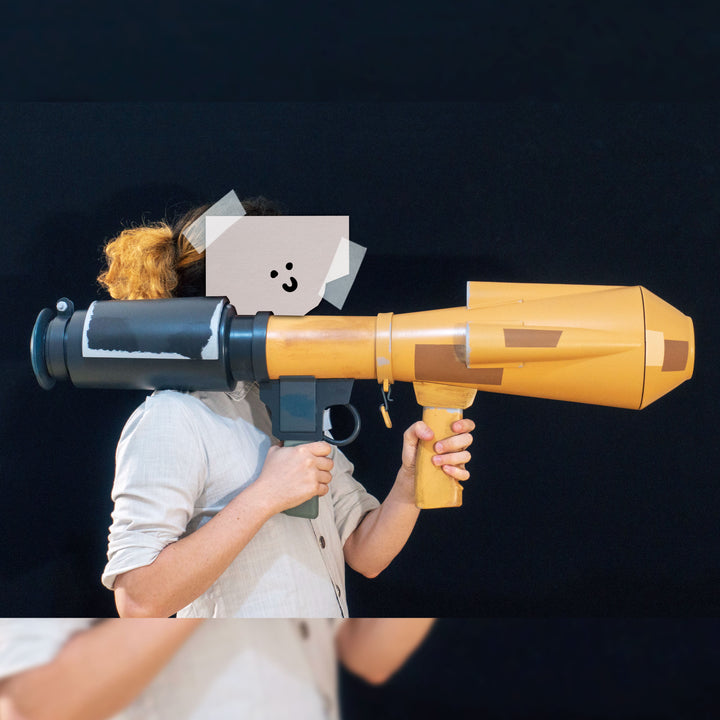 A TF2 Soldier The Original Rocket launcher cosplay prop! Full scale with a steel frame.