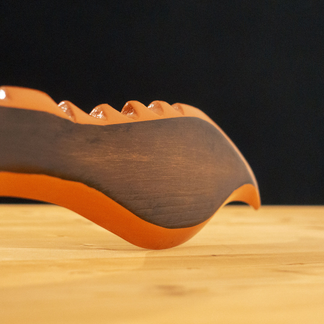 A TF2 Sniper Wooden kukri cosplay prop! Finished with glossy clear coat like in-game!