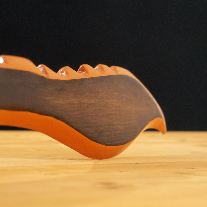 A TF2 Sniper Wooden kukri cosplay prop! Finished with glossy clear coat like in-game!