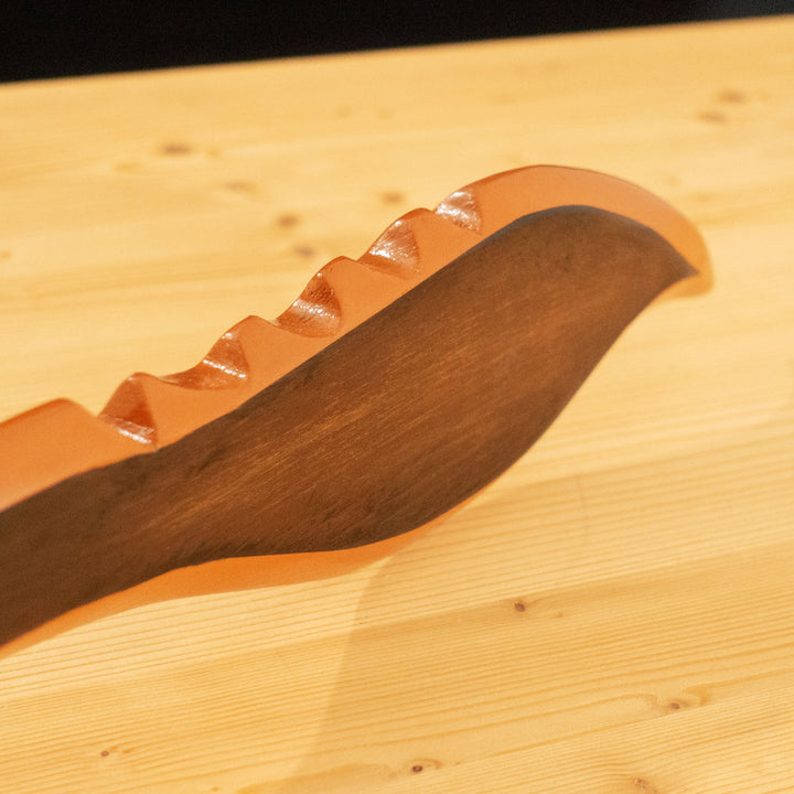 A TF2 Sniper Wooden kukri cosplay prop! Finished with glossy clear coat like in-game!