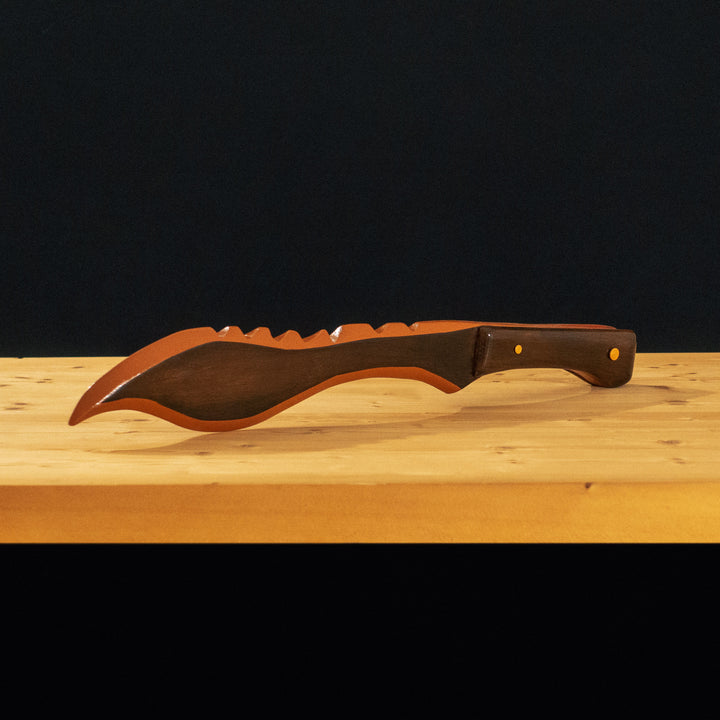 A TF2 Sniper Wooden kukri cosplay prop! Finished with glossy clear coat like in-game!