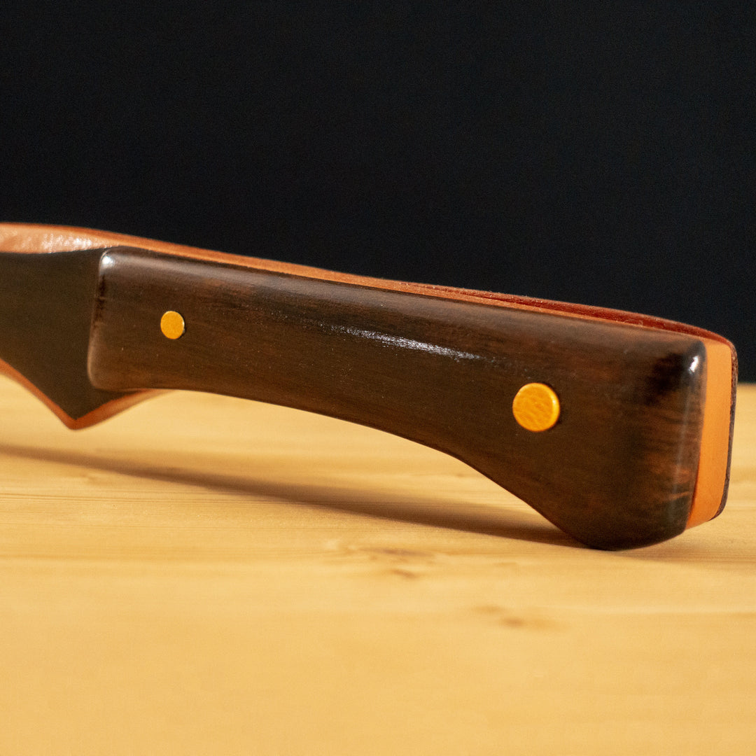 A TF2 Sniper Wooden kukri cosplay prop! Finished with glossy clear coat like in-game!