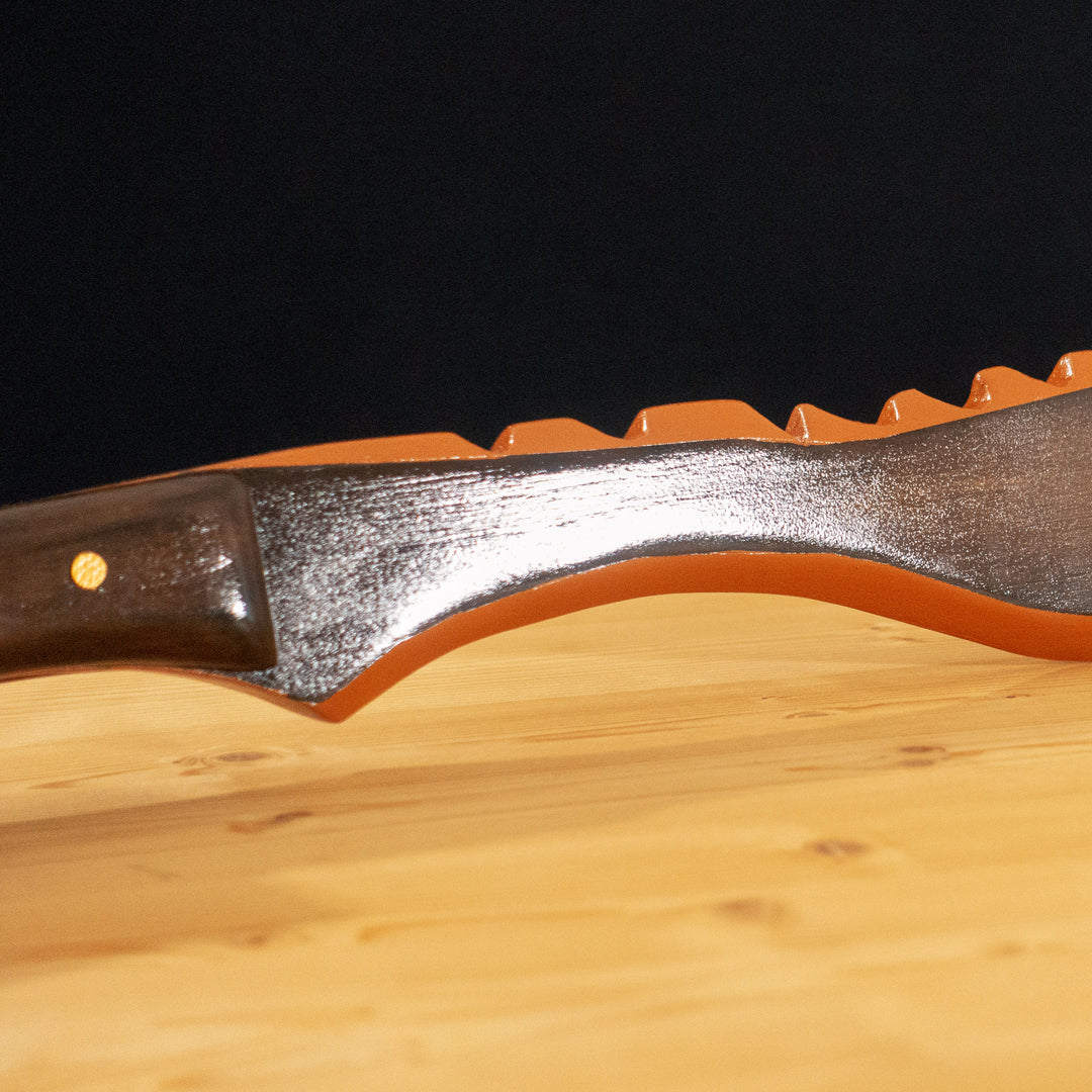 A TF2 Sniper Wooden kukri cosplay prop! Finished with glossy clear coat like in-game!