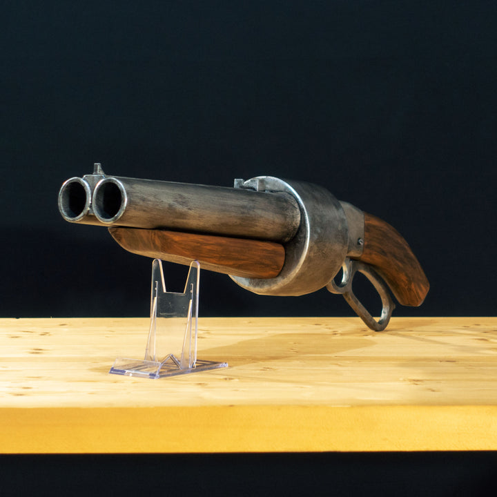 A TF2 Scout Scattergun cosplay prop with a metal paint job. Comes in Festive too!