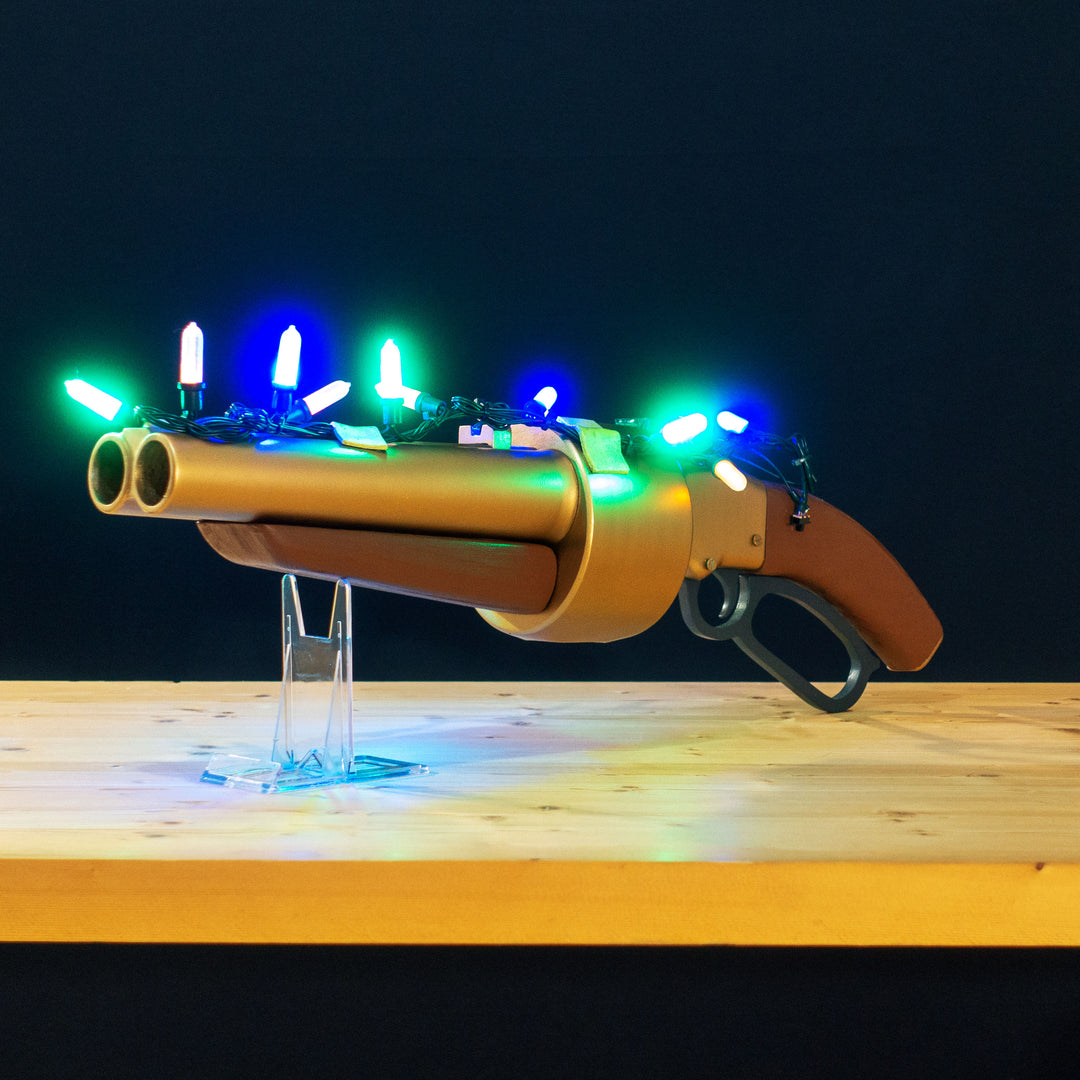 A TF2 Scout Australium Scattergun cosplay prop. Comes in Festive too!