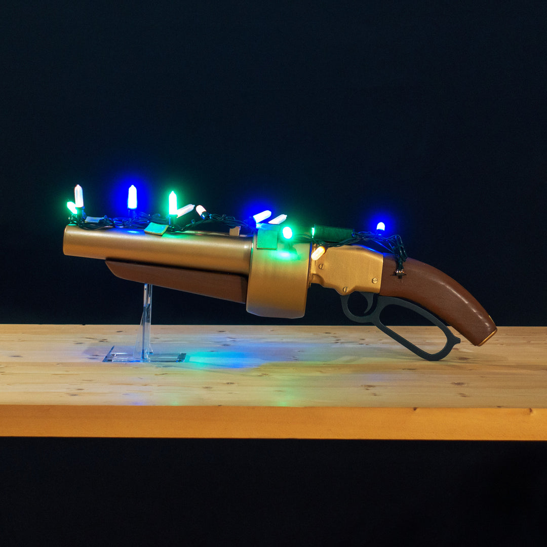 A TF2 Scout Australium Scattergun cosplay prop. Comes in Festive too!