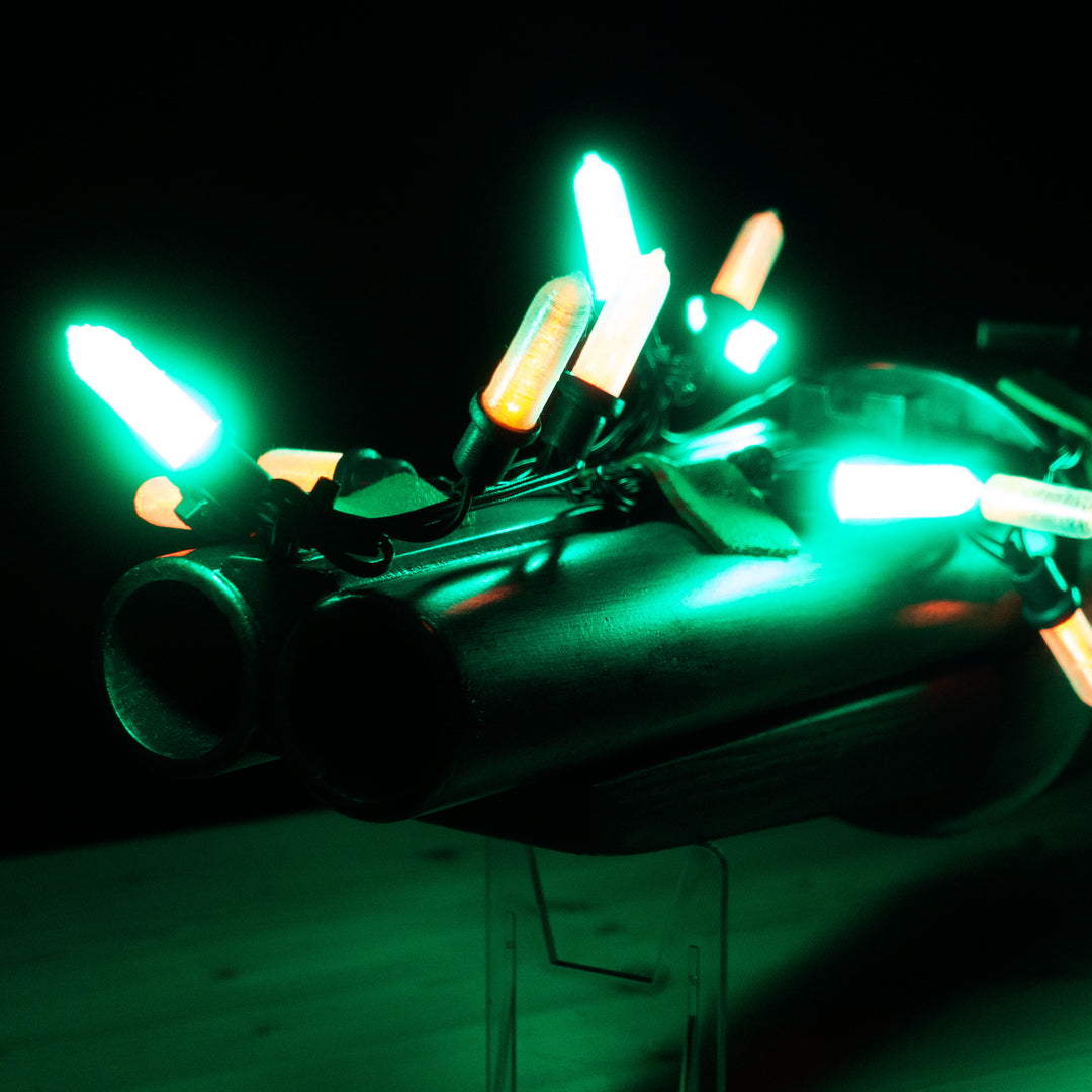 A TF2 Scout Scattergun cosplay prop with a metal paint job. Comes in Festive too!