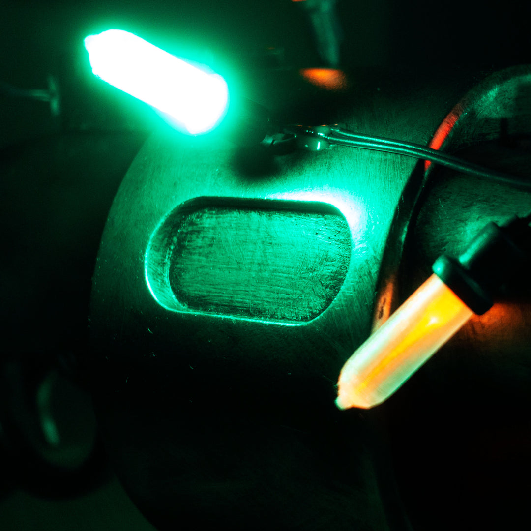 A TF2 Scout Scattergun cosplay prop with a metal paint job. Comes in Festive too!