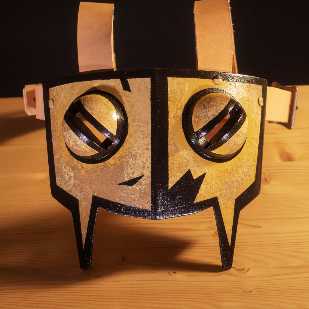 A Leper Mask cosplay prop from Darkest Dungeon! Comes with various kind of straps or none in many colour variants!