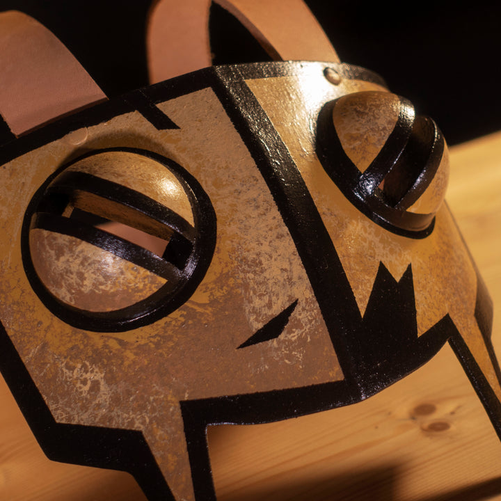 A Leper Mask cosplay prop from Darkest Dungeon! Comes with various kind of straps or none in many colour variants!