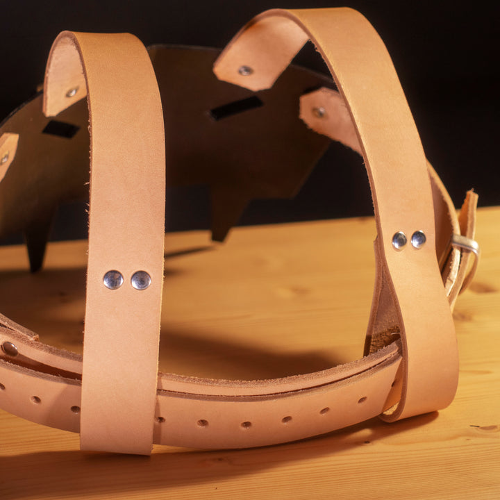 A Leper Mask cosplay prop from Darkest Dungeon! Comes with various kind of straps or none in many colour variants!