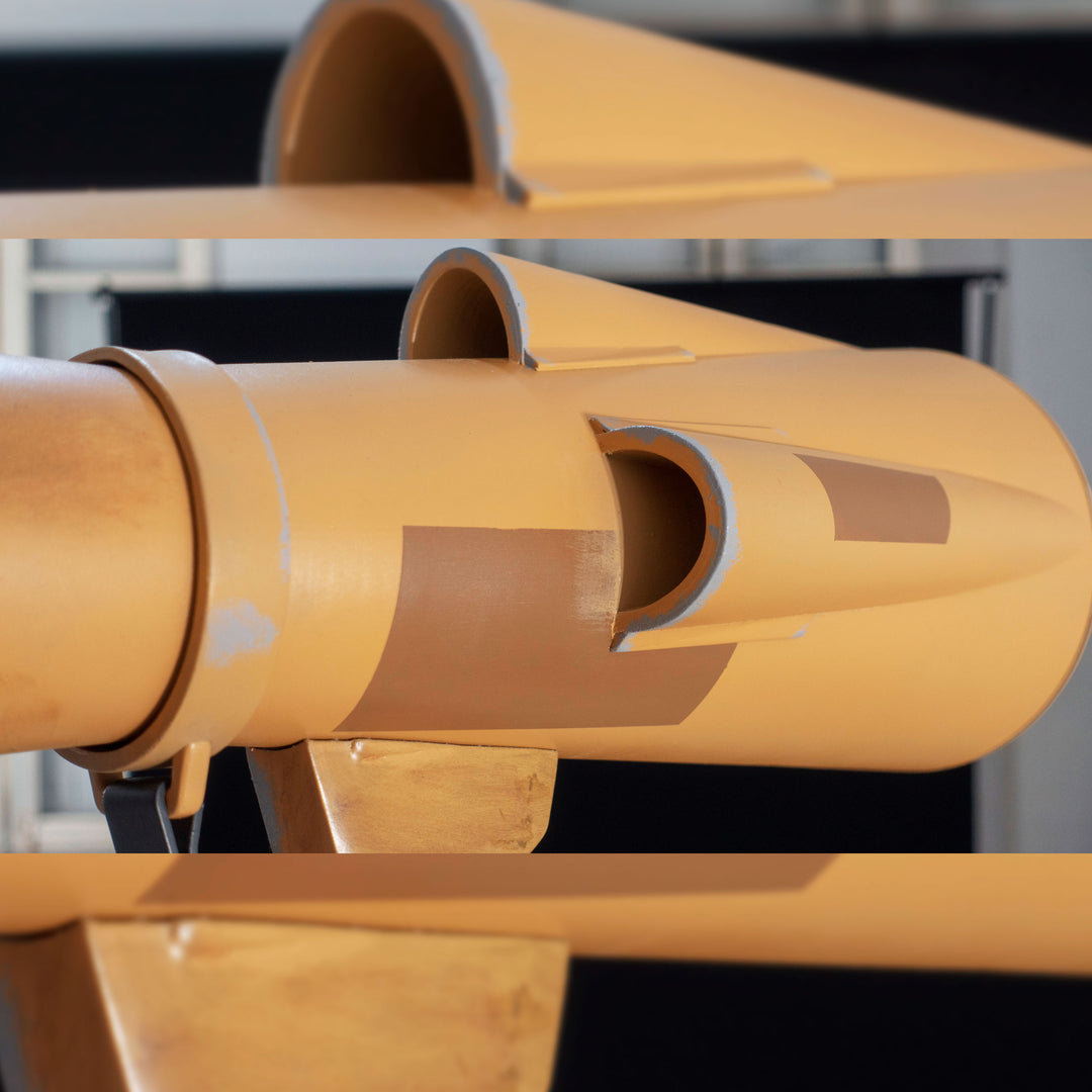 A TF2 Soldier The Original Rocket launcher cosplay prop! Full scale with a steel frame.