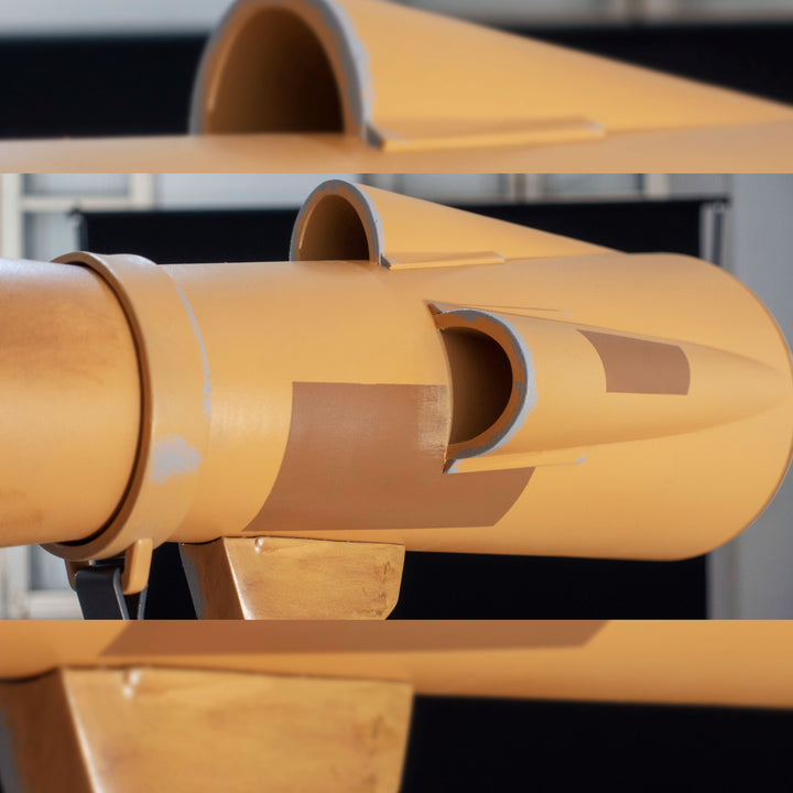 A TF2 Soldier The Original Rocket launcher cosplay prop! Full scale with a steel frame.